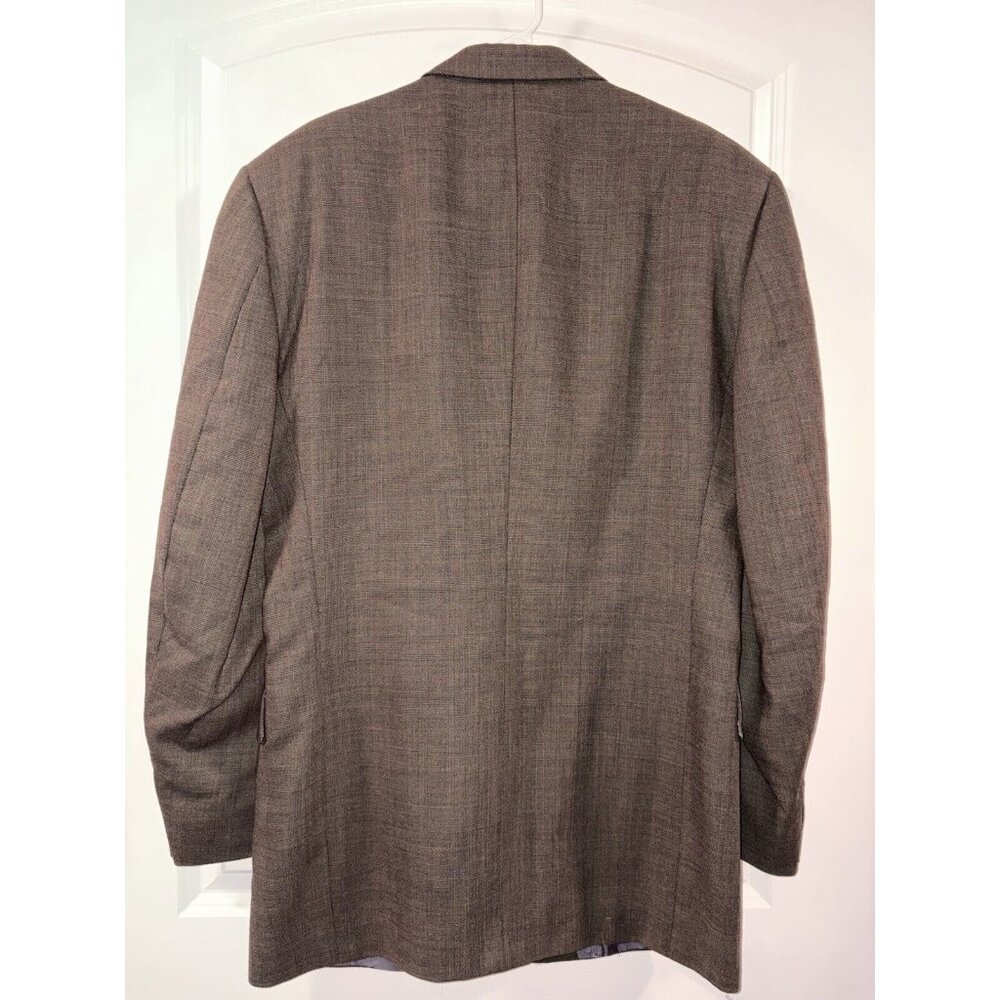 Hart Schaffner Marx 40L  Sport Coat/Blazer Brown 3-button‎ Parisian 100% Wool - Picture 2 of 3